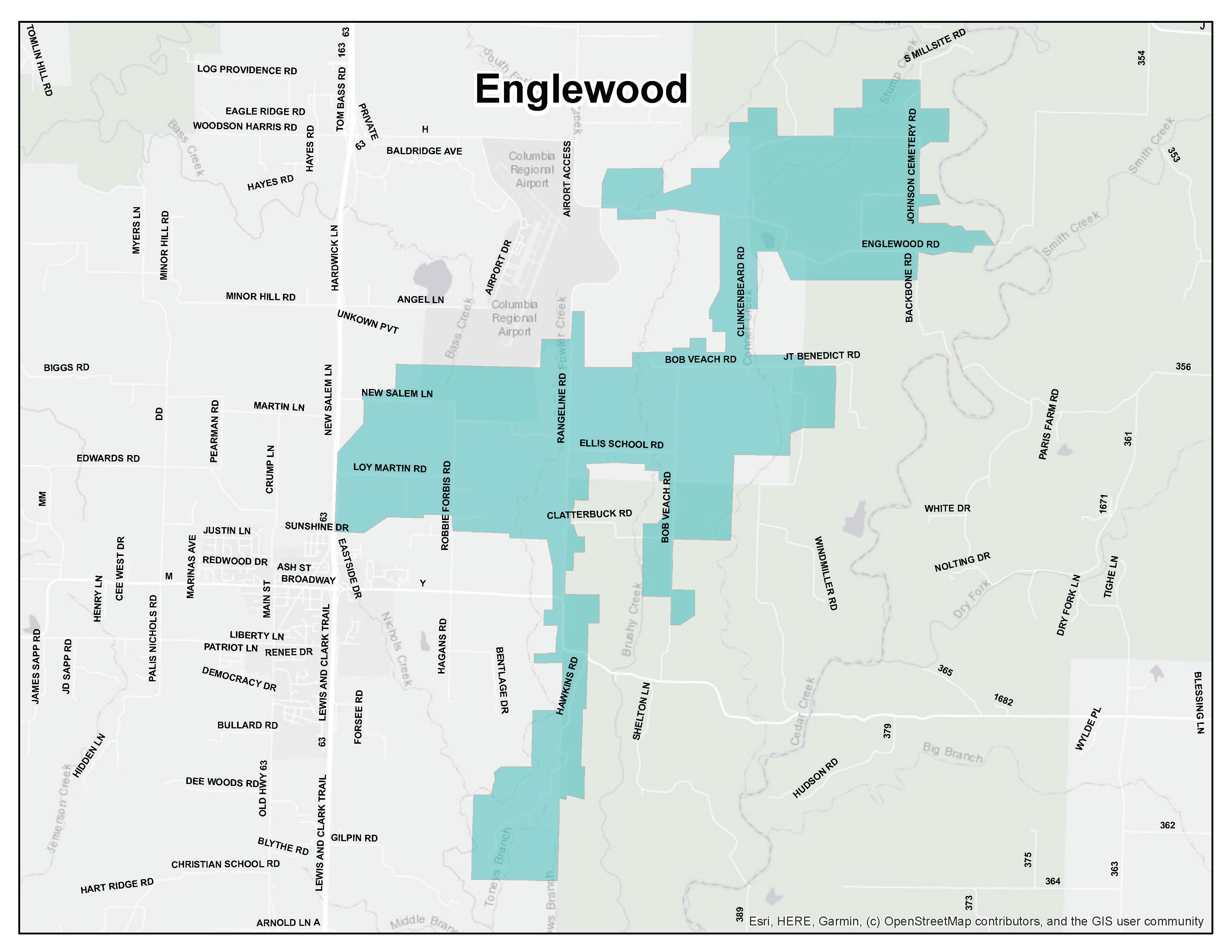Englewood Area Map